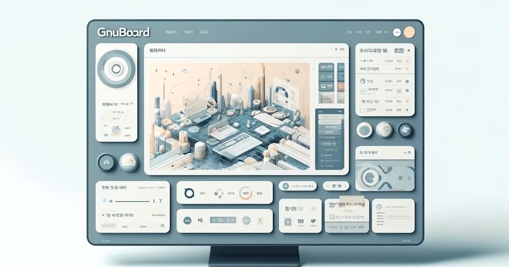 그누보드를 활용한 테마 기반 웹사이트 단비웹 테마의 장점
