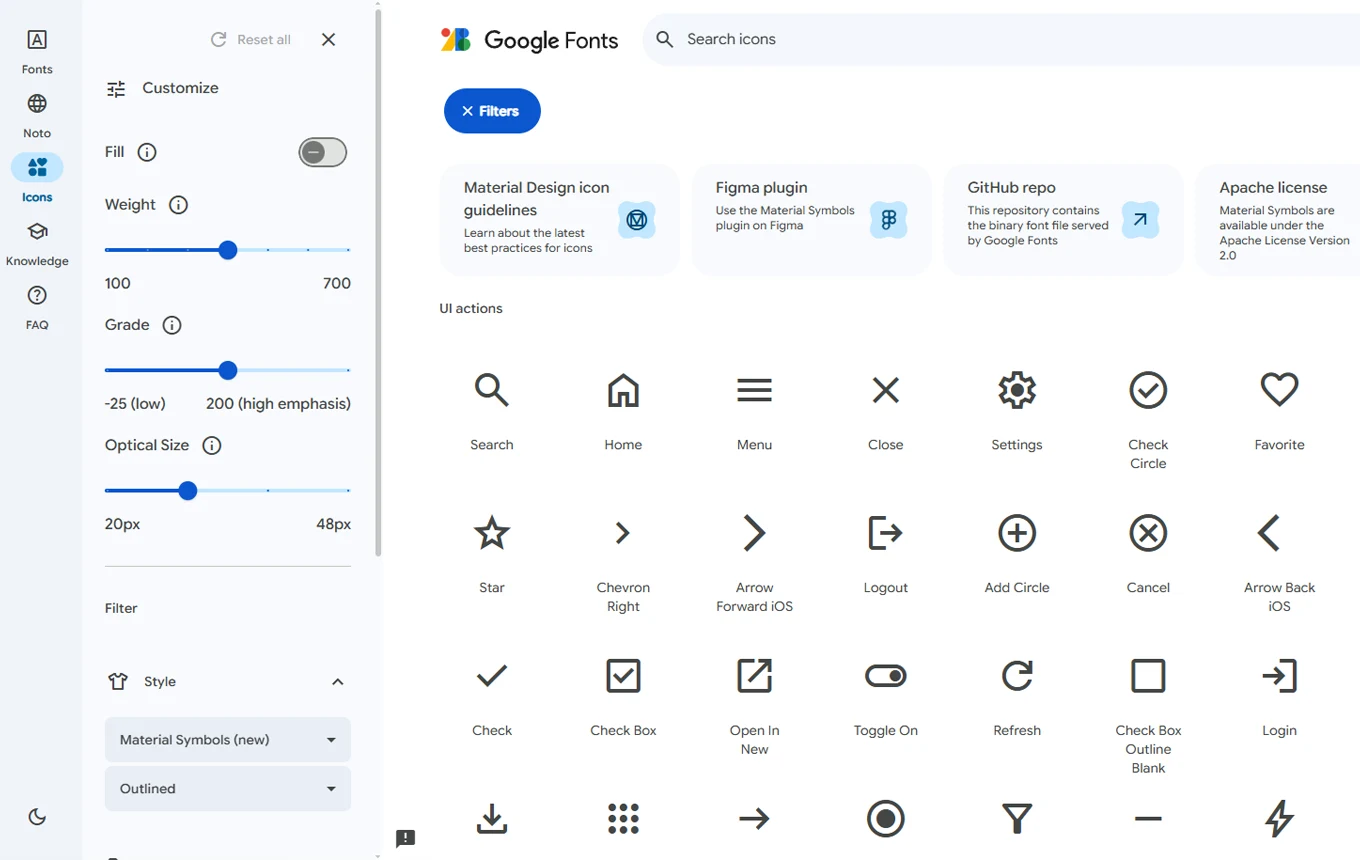 구글 아이콘 사용법 | Material Symbols & Icons 가이드
